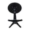 International Concepts Round 30 in Round Top Pedestal Table, 40.9 inH, Black, 30 W, 30 L, 41.9 in H, Wood, Black K46-30RT-27B-6B-2 - alternate 2